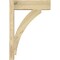 Ekena Millwork Thorton Block Rough Sawn Outlooker, Douglas Fir, 6"W x 18"D x 26"H OUT06X18X26THR05RDF - alternate 4